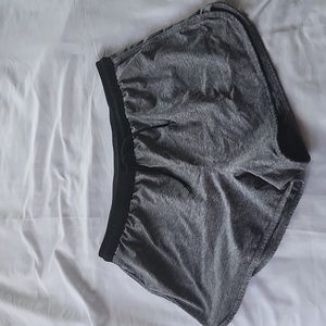 Grey athletic shorts